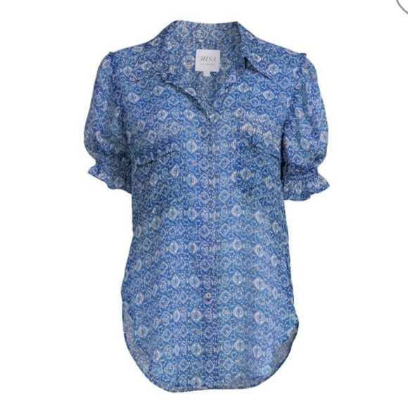 Misa Los Angeles Lara High Low Top - Picture 3 of 7